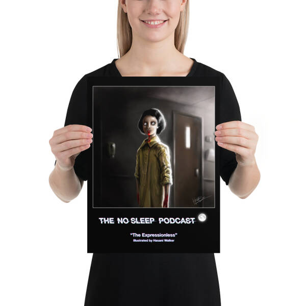 “The Expressionless” NoSleep Podcast Photo paper poster